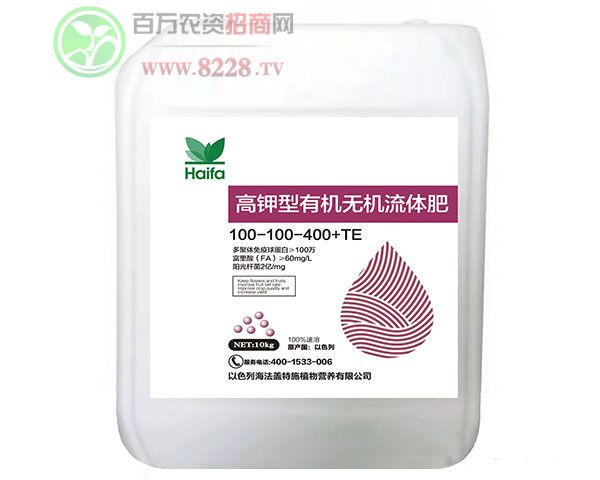 高鉀型有機(jī)無(wú)機(jī)流體肥100-100-400+T